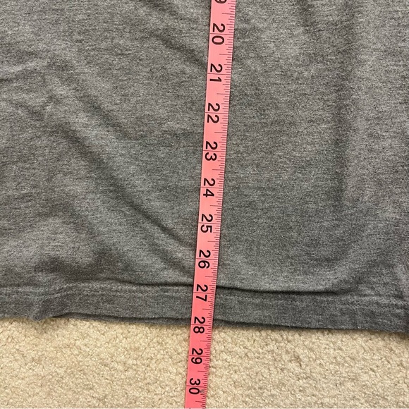 Philadelphia 76ers Shirt Mens Large Gray Red Mitchell & Ness Logo Basketball NBA - Picture 8 of 9